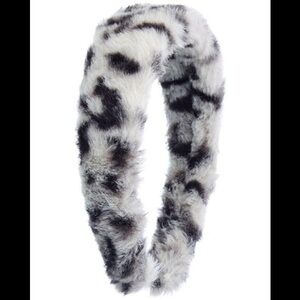 NEW Eugenia Kim Dora Faux Fur Headband in Stone/Brown